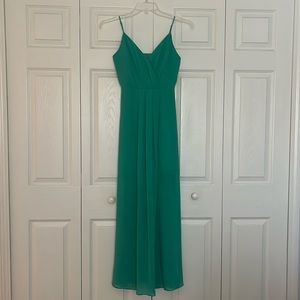 Adelyn Rae Emerald Green Maxi Dress size XS